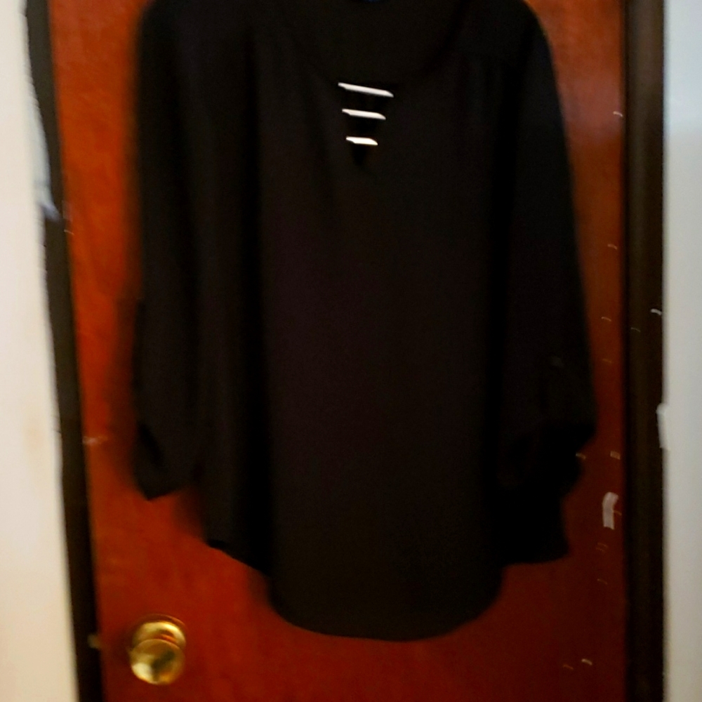 Black Silk Blouse